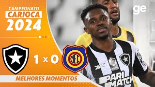 BOTAFOGO 1 X 0 MADUREIRA  MELHORES MOMENTOS  CAMPEONATO CARIOCA 2024  geglobo [upl. by Newell]