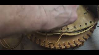 All Star Catchers Mitt Relace Part 1 The Hinge [upl. by Zeuqcaj]