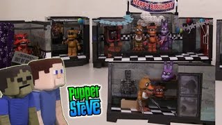 Five Nights at Freddys Fnaf Top 4 McFarlane Toys Construction Sets Countdown List amp CONTEST [upl. by Burwell]