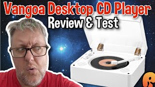 Vangoa Desktop CD Player  Review amp Test [upl. by Nycila]