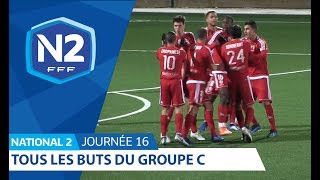 16ème journée  National C  Tous les buts [upl. by Servetnick703]