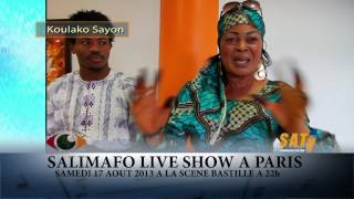 SALIMAFO LIVE A PARIS PETIT KANDIA ET KOULAKO SAYON [upl. by Airres]