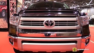 2015 Toyota Tundra 1794 Edition  Exterior and Interior Walkaround  2015 Quebec Boat Show [upl. by Margarette]