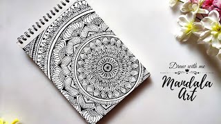 Mandala Art  Mandala Pattern  Easy Mandala Art for Beginners [upl. by Nohsyt]