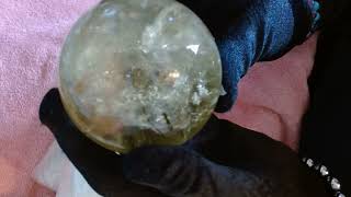 Unboxing of a Real or Heat Treated Citrine Sphere 🤔🤔 [upl. by Ecyla]