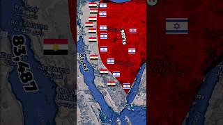 Israel invasion of SinaiEygpt 1967 the 6days war animated map [upl. by Malinda745]