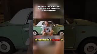 Unique color choices and 1950s design elements of the Nissan Figaro cars nissan figaro shorts [upl. by Arias]