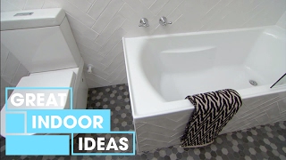 Creative Small Bathroom Makeover On A Budget  Indoor  Great Home Ideas [upl. by Asyram834]