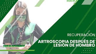 Recuperación de artroscopia después de lesión de hombro [upl. by Marris]