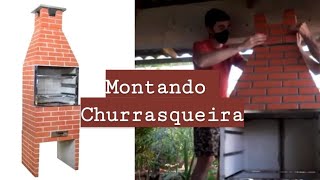 Como montar Churrasqueira Pré Moldada [upl. by Roque]