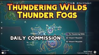 Thundering Wilds Seirai Island Daily Commission  Genshin Impact [upl. by Beth]