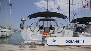 VIDEO CHECKIN BENETEAU OCEANIS 48  STANDARD MAIN SAIL [upl. by Kassab]