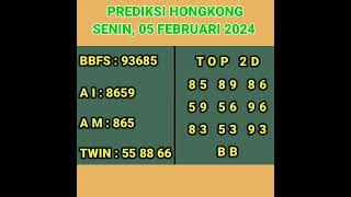 PREDIKSI HK MALAM INI SENIN 5 FEBRUARI 2024  BOCORAN HK HARI INI  TARIKAN PAITO HK  RUMUS HK [upl. by Atiluj]