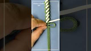 Easy Macrame knots bracelet  shorts macrametutorial diy diycrafts handmade [upl. by Ylekalb651]