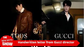 Invitation letter written by the director of Gucci two sets of ultraseasonal outfitsXiao Zhan mad [upl. by Notsa]