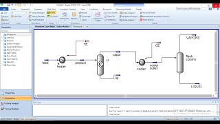 Production of toluene from nheptane using conversion reactor and flash separatorAspen HYSYS LEC 34 [upl. by Helbona321]