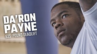 Watch DaRon Payne deadlift 635 pounds as he preps for NFL Combine [upl. by Bezanson]