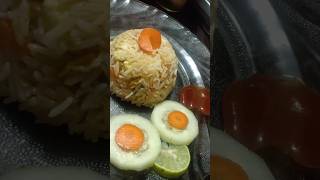 Egg fried rice 👩🏻‍🍳🥰food cookingcreator shorts viralshorts [upl. by Bilac]