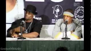 R Kelly amp JayZ Best of Both Worlds Press Conference 2002 [upl. by Leber]