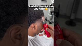 3 Lineup Tips for Barber 💈hairline lineup haircut transformation barber barbershop [upl. by Odlaner]