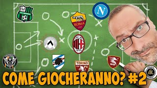 Come giocheranno le 20 squadre di serie A 20212022 parte 2 [upl. by Thomasine]