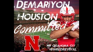 Demariyon Houston Commits to Nebraska [upl. by Gomar]