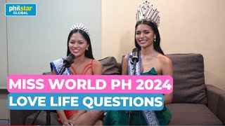 Miss World Philippines 2024 answers relationship questions [upl. by Nadean849]