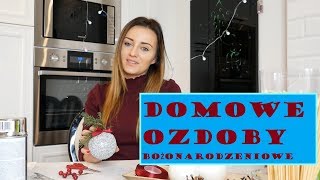 DOMOWE OZDOBY BOŻONARODZENIOWE [upl. by Rahel]