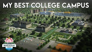 Building a MASSIVE Custom University Campus in Cities Skylines 2  MC 7 [upl. by Atteuqehs]