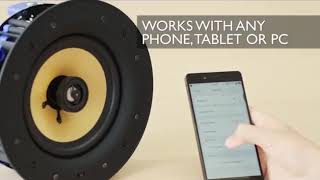 How to Setup and Install a Lithe Audio Bluetooth Ceiling Speaker [upl. by Wilder454]