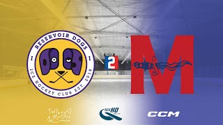 Reservoir Dogs v Mates  Div 2  7th October  IceHQ Rec League ice hockey [upl. by Suvart811]