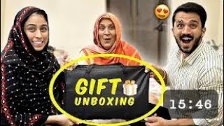 Unboxing Gifts From GHAZAL all the way from KARBALA🙌 rajab family vlog [upl. by Benedix]