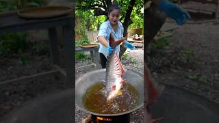 Yummy deep fry big fish with country style [upl. by Ayadahs]