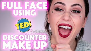 Das SCHLIMMSTE MAKEUP auf MEINEM KANAL 🤯  Full Face Using TEDI 1€ Makeup  Hatice Schmidt [upl. by Haleemaj147]