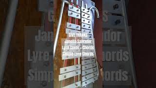 GIVE THANKS  JANELLA SALVADOR  LYRE COVER  LYRE CHORDS simplelyrechords shorts [upl. by Nyved445]