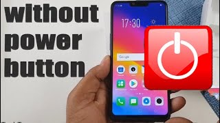 How to restart without power button oppo A3s  How to turn off oppo A3s without power button [upl. by Aitan]