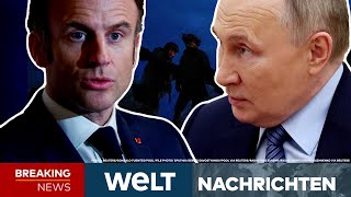 PUTINS KRIEG quotAlle diese Optionen sind möglichquot Brisante MacronForderung Neuer Eklat  STREAM [upl. by Acina]