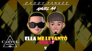 Daddy Yankee Anuel AA  Ella Me Levantó Remix  Video Lyric [upl. by Kwasi]