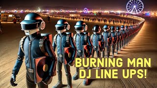 Burning Man 2024  DJ Line Ups [upl. by Merta]