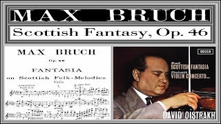 BruchScottish Fantasy in Eflat Major Op 46 Oistrakh Completesheet music [upl. by Loria]