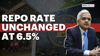 RBI Announces MPC Decision Repo Rate Unchanged At 65 [upl. by Rowan957]