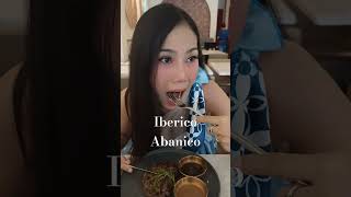 Iberico abanico pork steaksiberico food happy steak foodie อร่อยค่ะต้องหามาลอง [upl. by Lucy235]