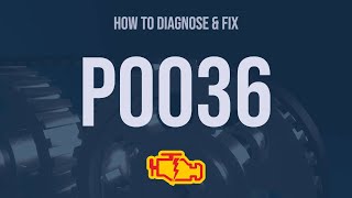 How to Diagnose and Fix P0036 Engine Code  OBD II Trouble Code Explain [upl. by Ahtiekal]