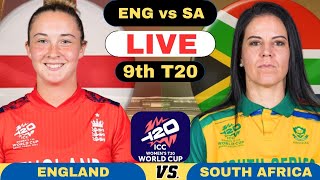 ICC Womens T20 World Cup Live England Women vs South Africa Women  ENGW vs SAW Live 9th Match 2024 [upl. by Broderic]