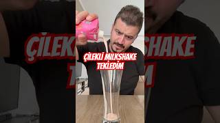 Strawberry Milkshake Challenge challenge shorts tiktok [upl. by Eboh]