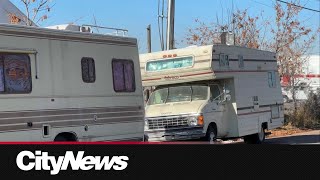 Calgary RV residents granted temporary permit to park on Moraine Rd NE [upl. by Trescott]