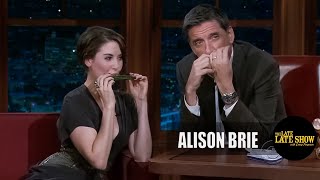 Every Single Time Alison Brie was with Craig Ferguson  How to Flirt Master class with Leslie Bibb [upl. by Emelda]