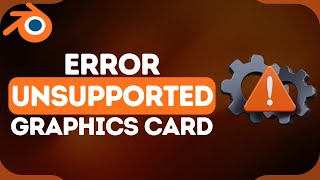 Blender Unsupported Graphics Card or Driver OpenGL 43  FIXED  2024 Guide [upl. by Anawd540]