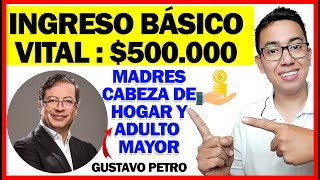 Conozca el nuevo INGRESO VITAL BÁSICO de 500000 que Gustavo Petro propone en Colombia  Wintor ABC [upl. by Idurt]