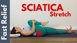 3Minute Sciatica Stretch Instant Nerve Pain Relief [upl. by Sennahoj]